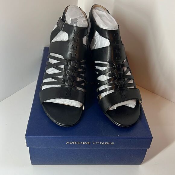 Adrienne Vittadini Pense Block Heel Sandal siz 9.5 M - Picture 1 of 4